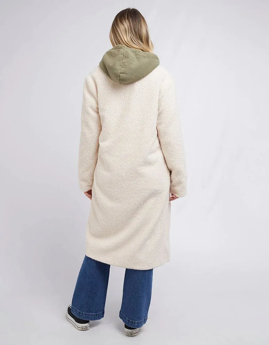 All About Eve Francesca Teddy Coat - Vintage White