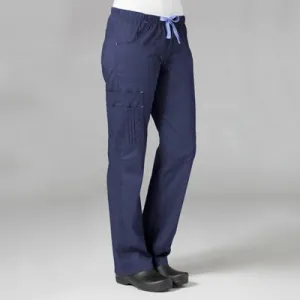 Blossom Pintuck Cargo Pant XS-2XL by Maevn / Navy