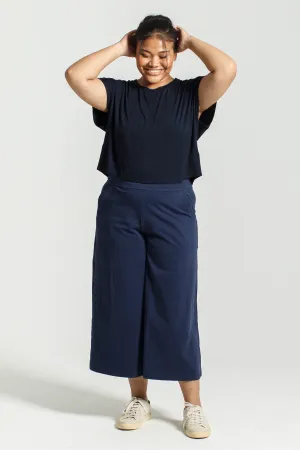 Culottes in Navy