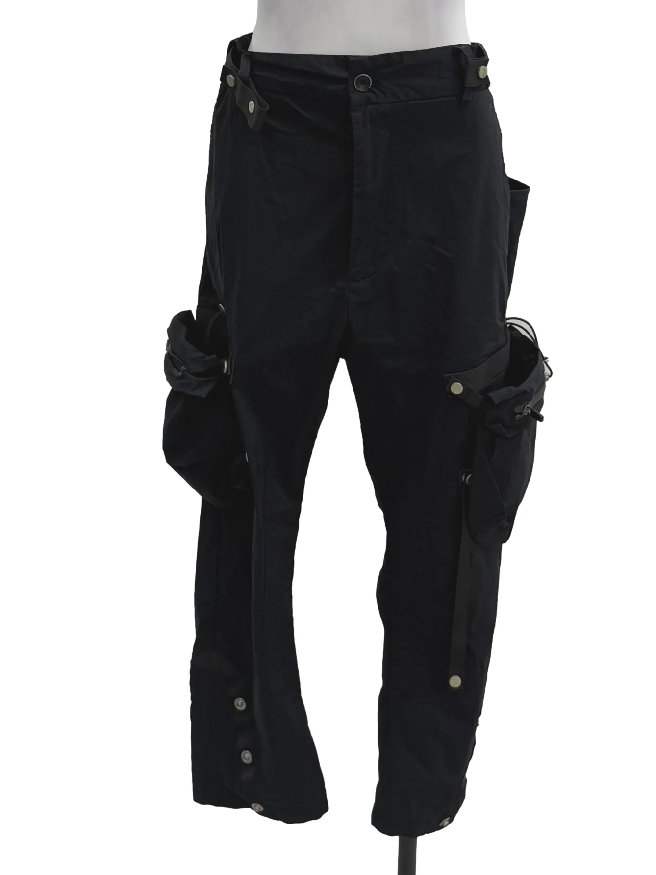 Ebony Black Cargo Pants