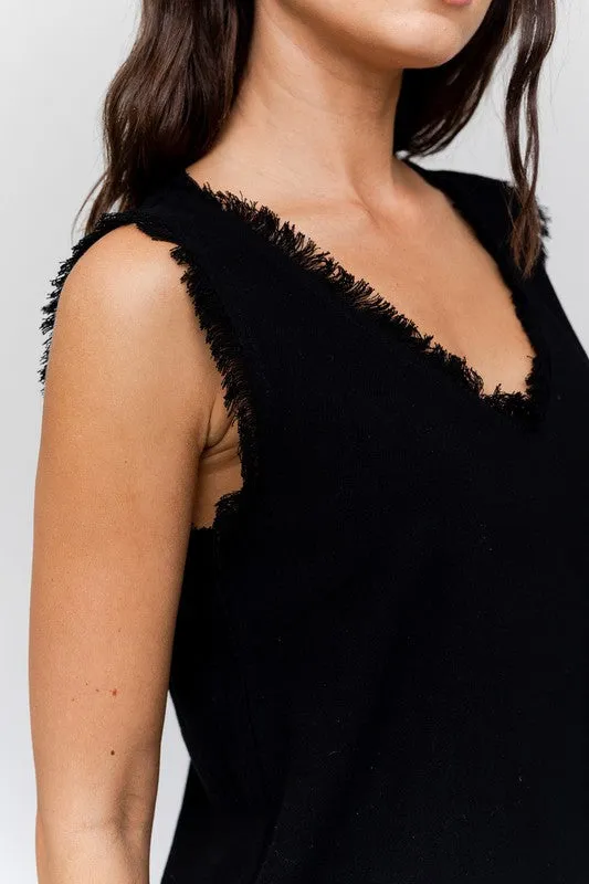 Edgy Frayed Top * Online Only*