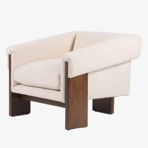 Four Hands Cairo Chair in Thames Cream