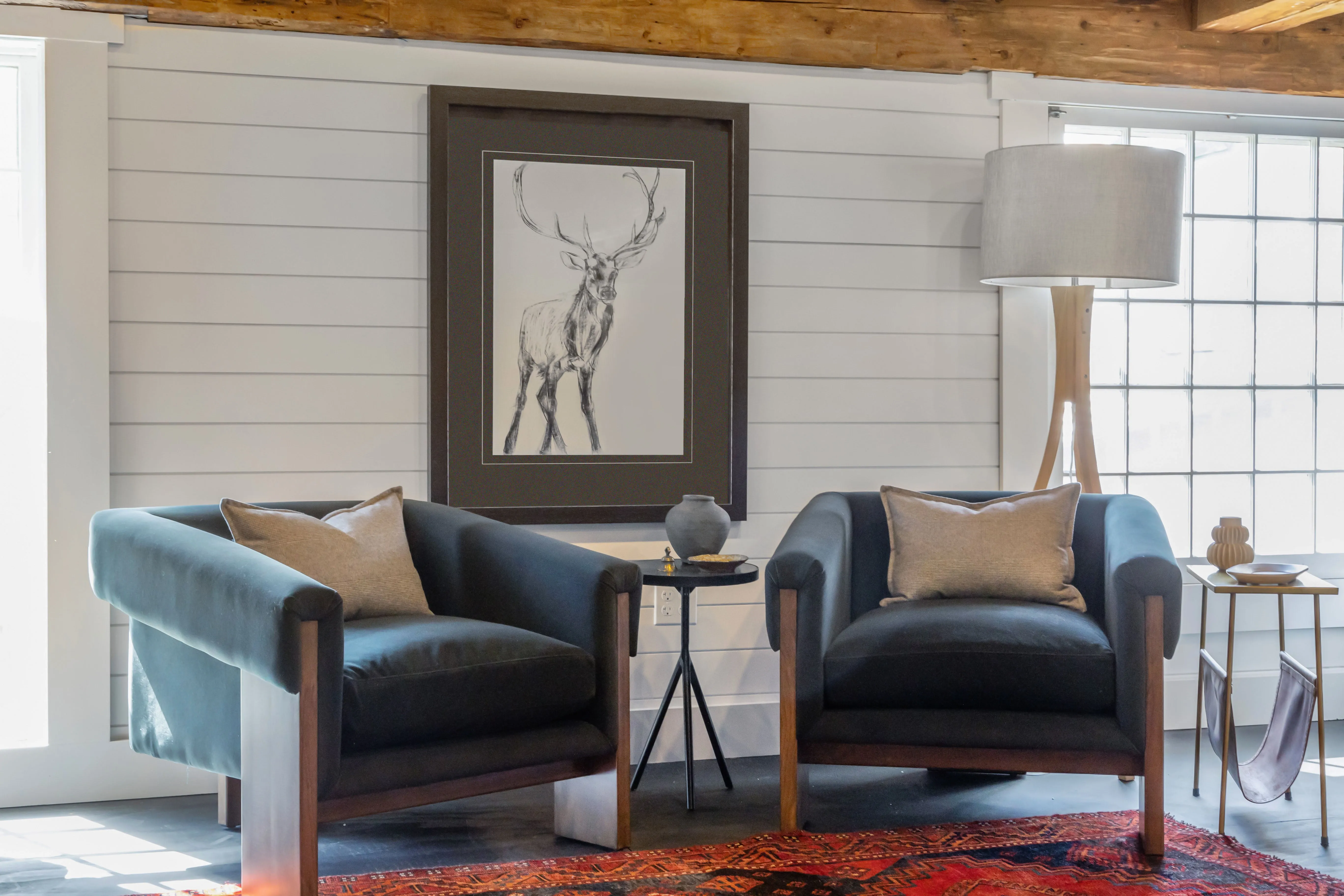 Four Hands Cairo Chair in Velvet Smoke