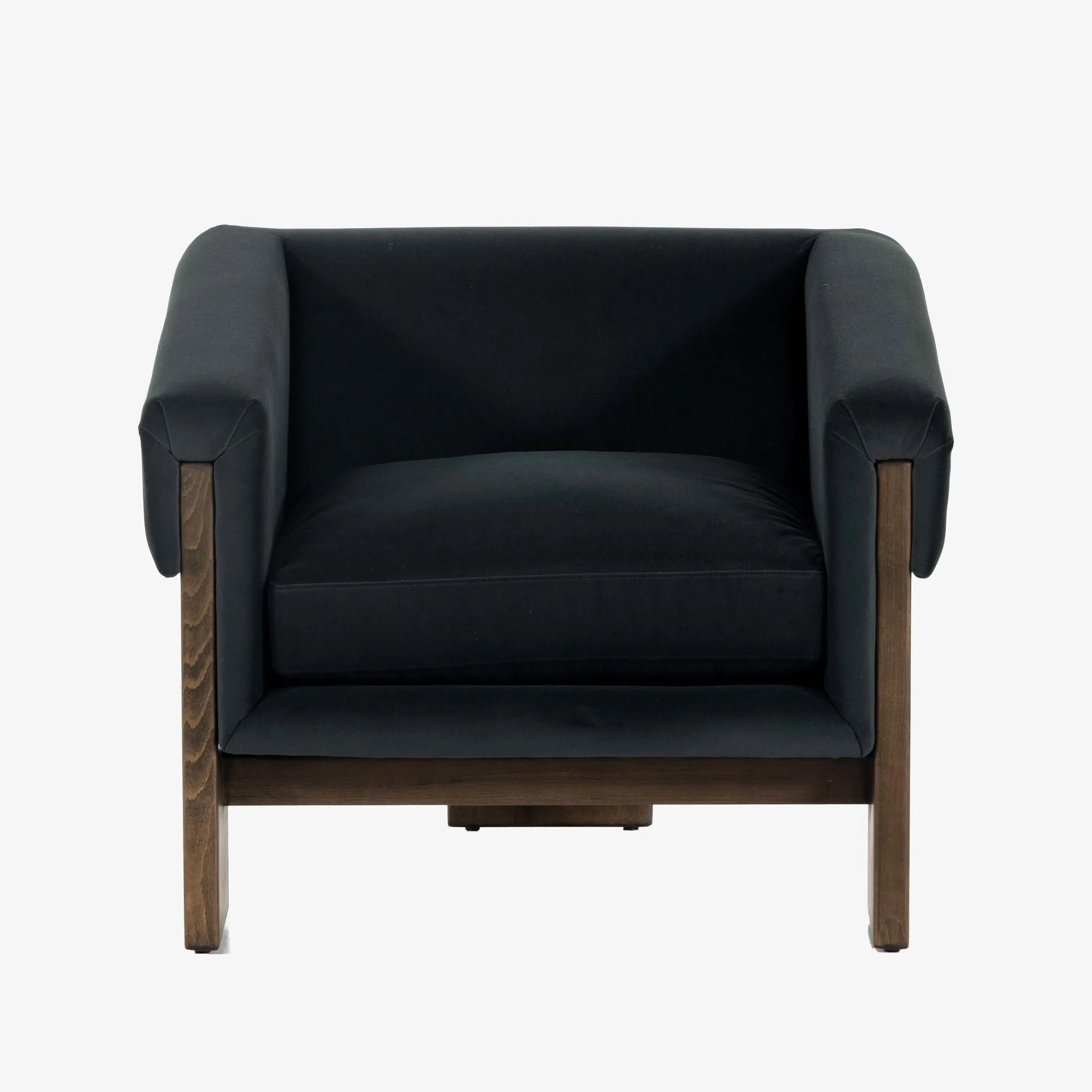 Four Hands Cairo Chair in Velvet Smoke