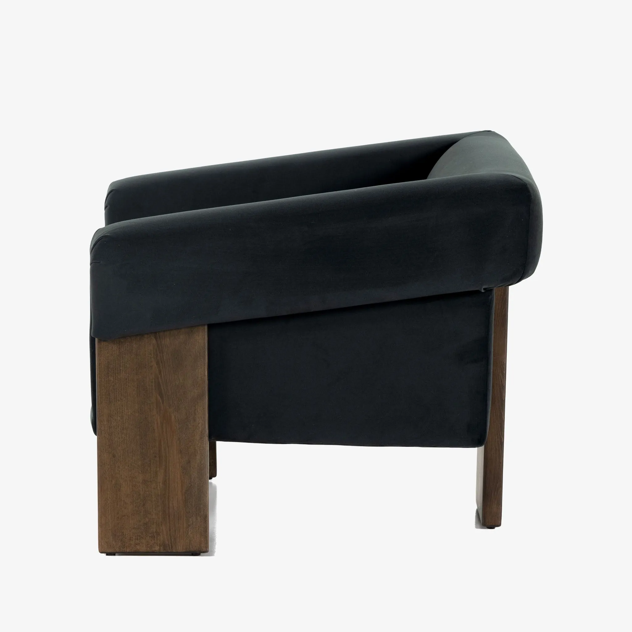Four Hands Cairo Chair in Velvet Smoke
