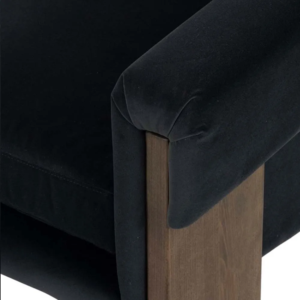 Four Hands Cairo Chair in Velvet Smoke