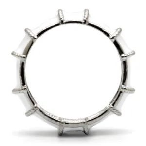 High polished (no plating) Stainless Steel Ring with No Stone for Women Style TK039