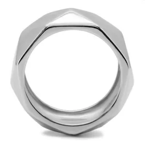 High polished (no plating) Stainless Steel Ring with No Stone for Women Style TK142