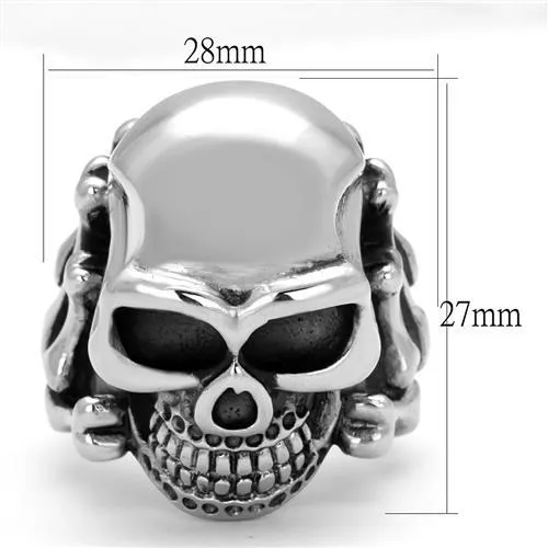 High polished (no plating) Stainless Steel Ring with No Stone for Women Style TK2246