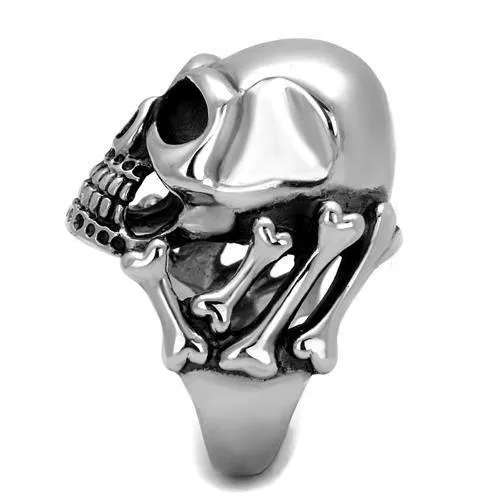 High polished (no plating) Stainless Steel Ring with No Stone for Women Style TK2246