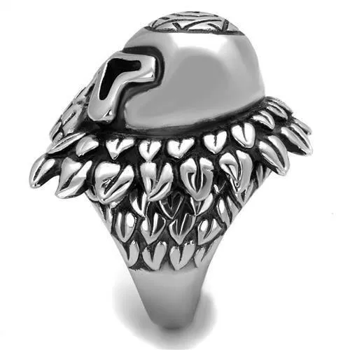 High polished (no plating) Stainless Steel Ring with No Stone for Women Style TK2247