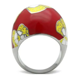 High polished (no plating) Stainless Steel Ring with No Stone for Women Style TK247