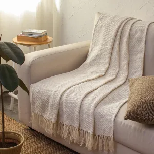 House This Vindhya Sofa Throw Blanket - Premium & Extra Soft Throw for Living Room, Sofa, Bed & Chair - 130 x 150 cms