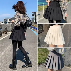 Jennie - Dark Academia Pleated Dark Academia Summer Mini Skirt