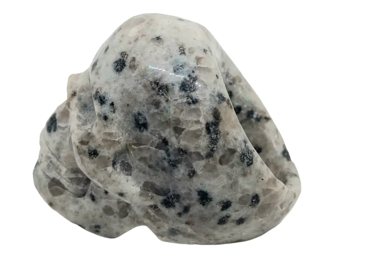 Kiwi Jasper Crystal Skull Ring