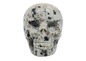 Kiwi Jasper Crystal Skull Ring