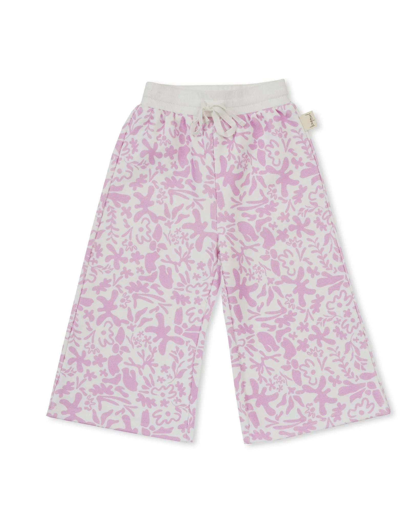 Lavender Fleece Wide Leg Culottes