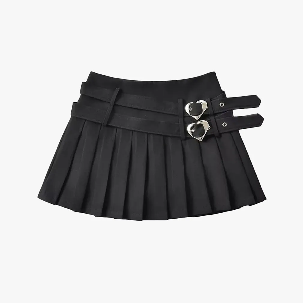 Luvie Pleated Mini Skirt