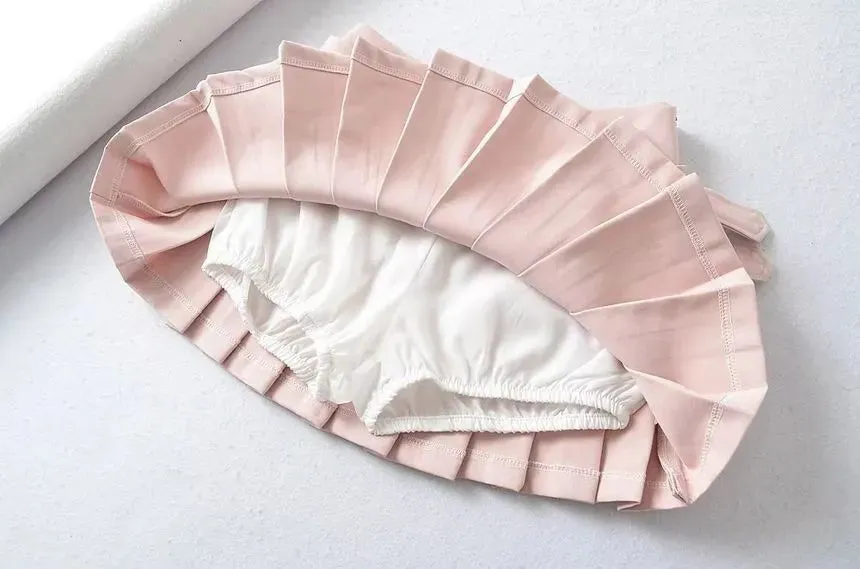 Luvie Pleated Mini Skirt