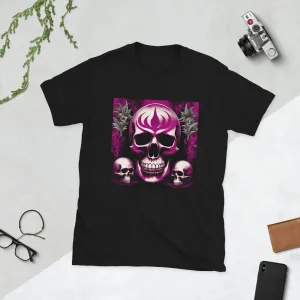 Magenta skull T-Shirt