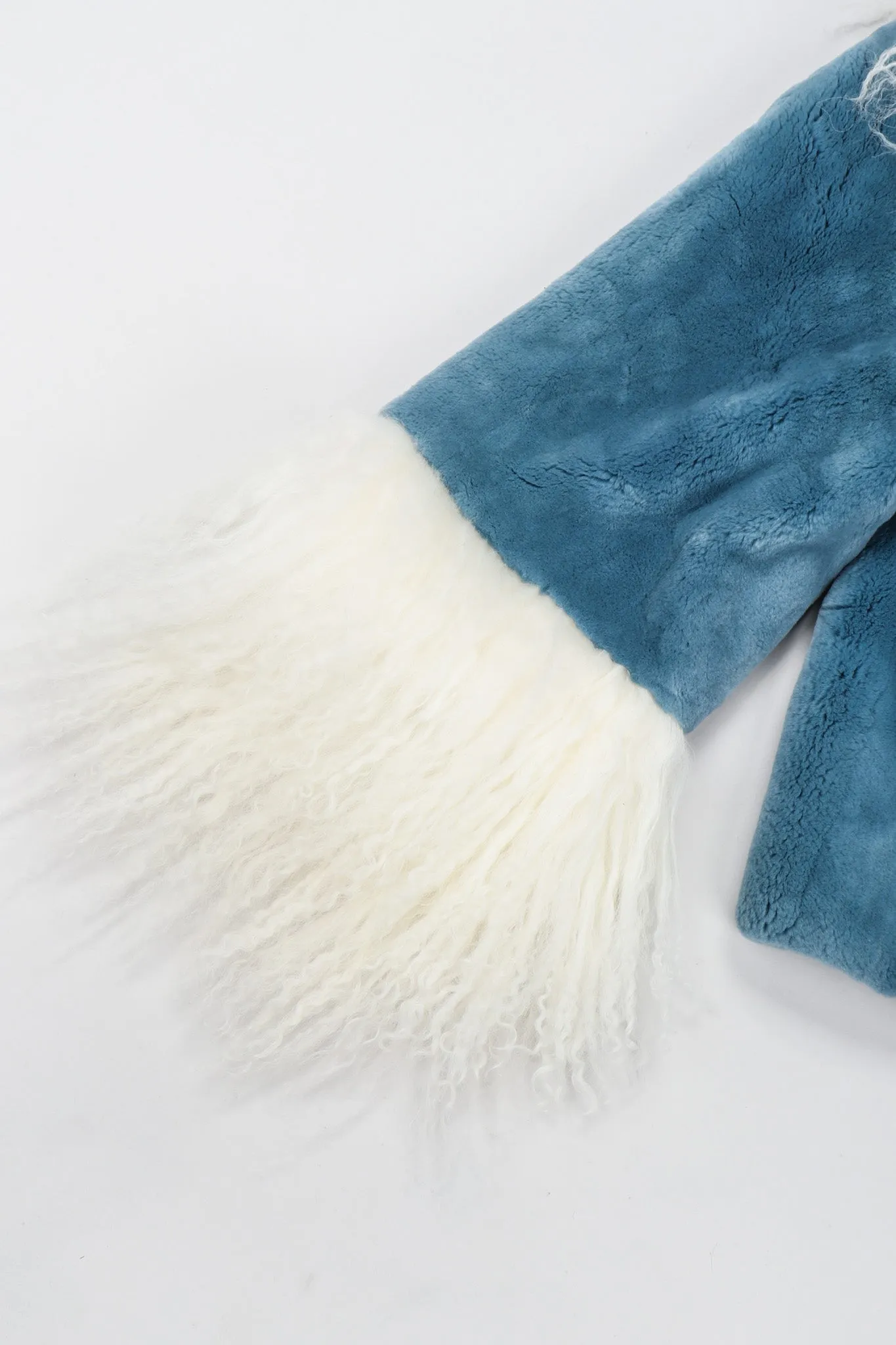 Mongolian Trimmed Plush Fur Jacket