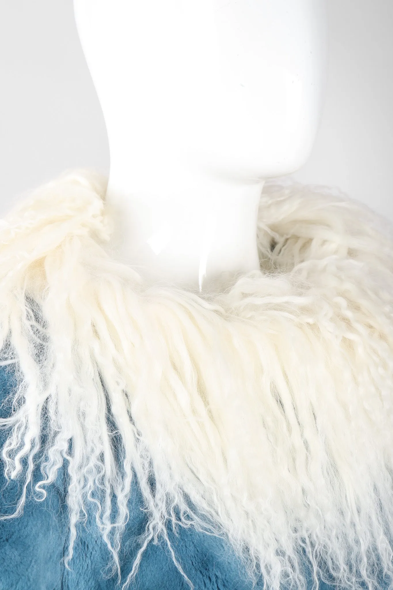 Mongolian Trimmed Plush Fur Jacket