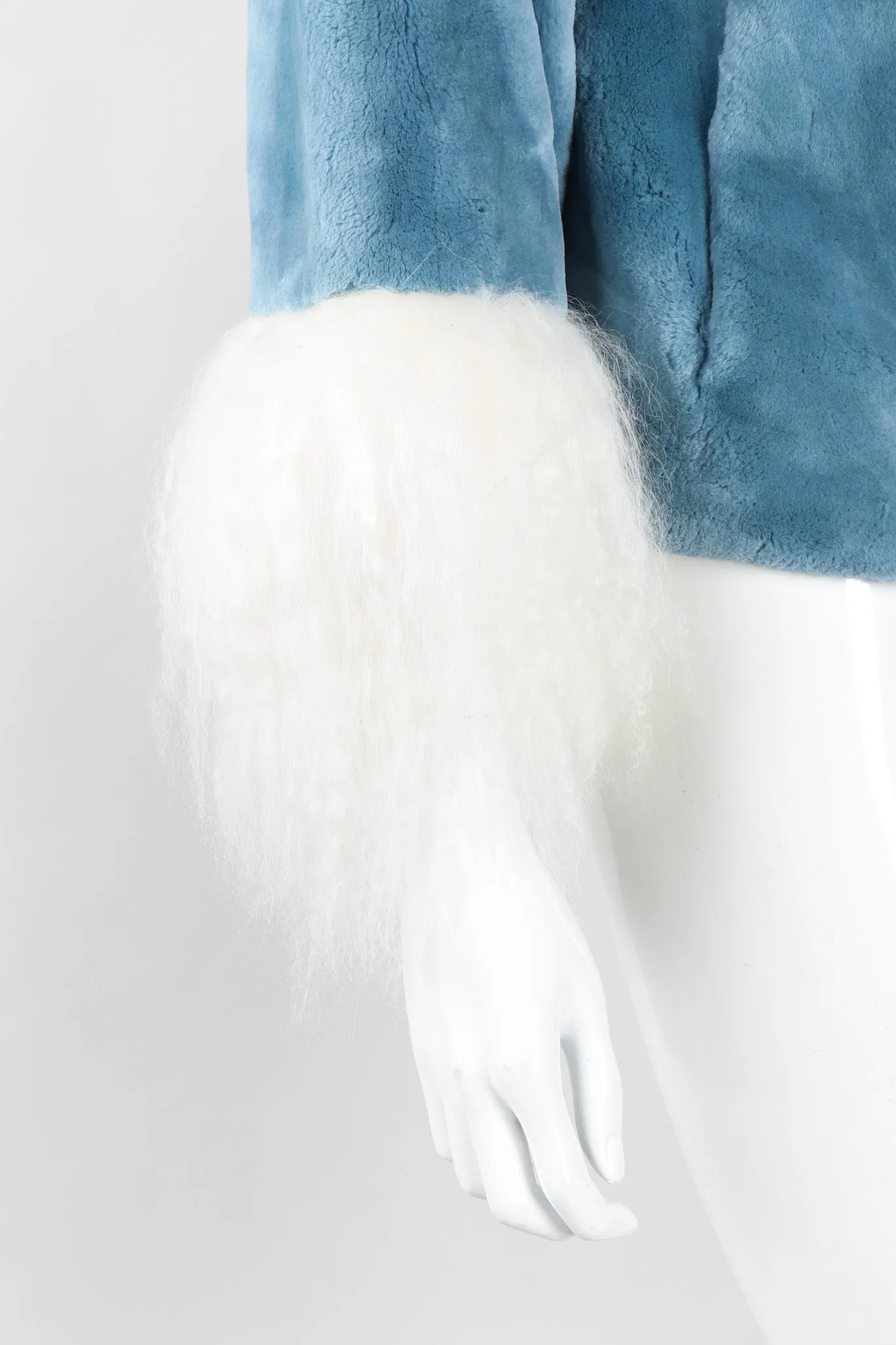 Mongolian Trimmed Plush Fur Jacket