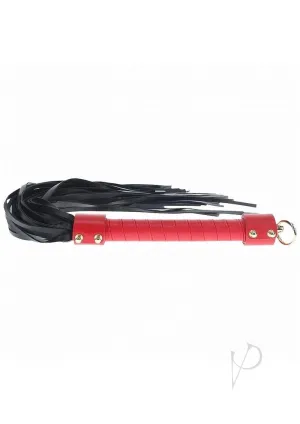 Ouch Milan Coll Flogger Blk/red