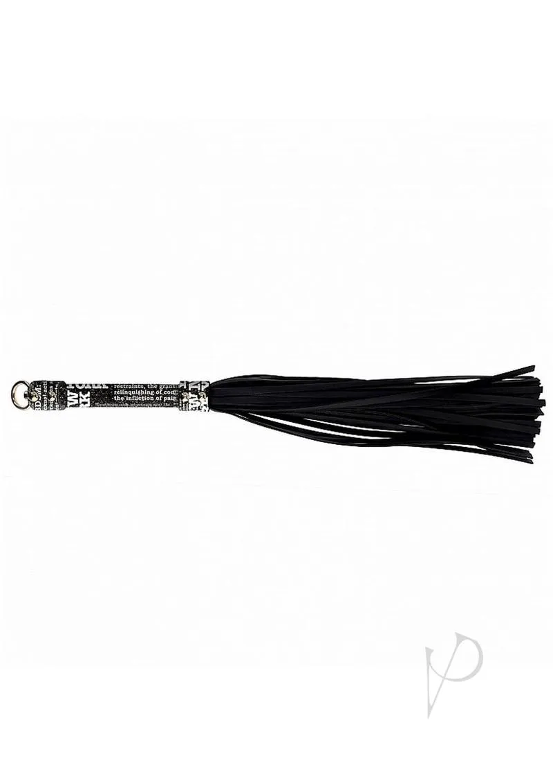 Ouch Ny Coll Flogger Blk