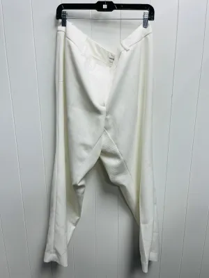 Pants Dress By Calvin Klein In White, Size: 16
