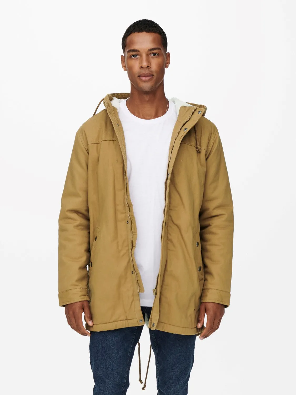 Parka Jacket - Tan