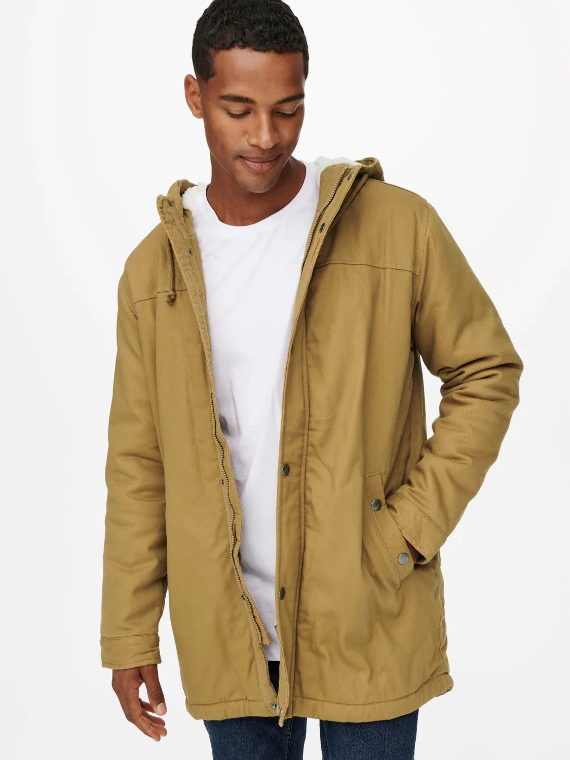 Parka Jacket - Tan