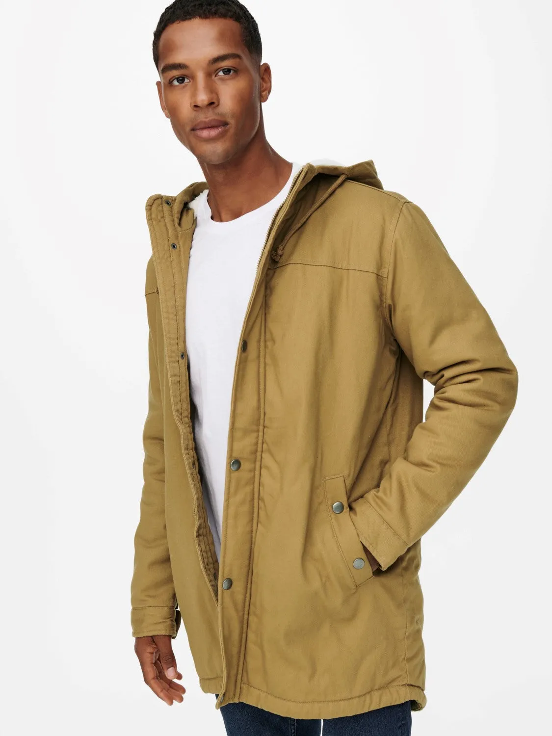 Parka Jacket - Tan