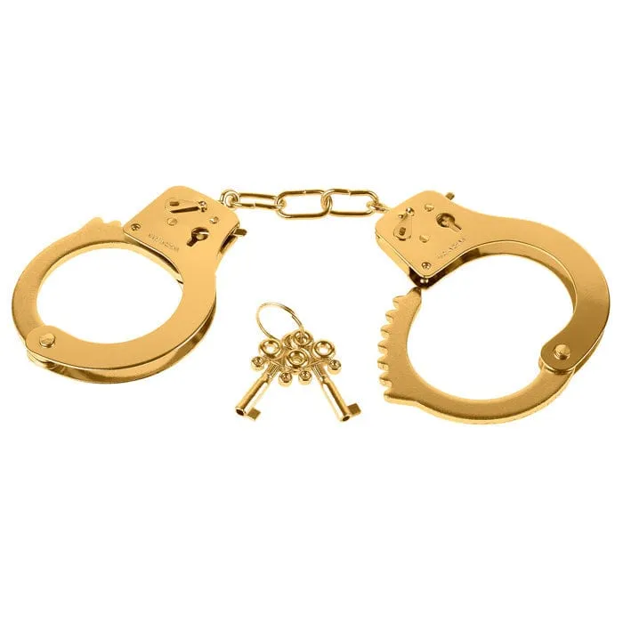 Pipedream Products Fetish Fantasy Gold Metal Cuffs