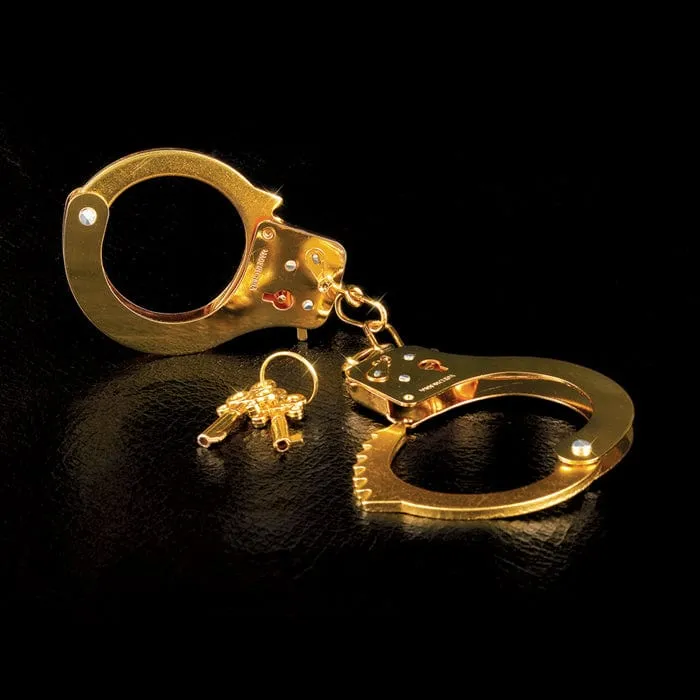 Pipedream Products Fetish Fantasy Gold Metal Cuffs