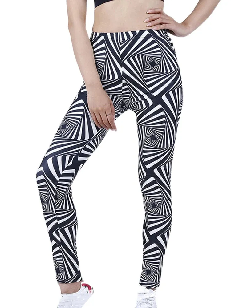 Plaid Leggings Women Pants Push Up Leggings Fashion Fitness Leggins Gym Sporting High Waist Trousers