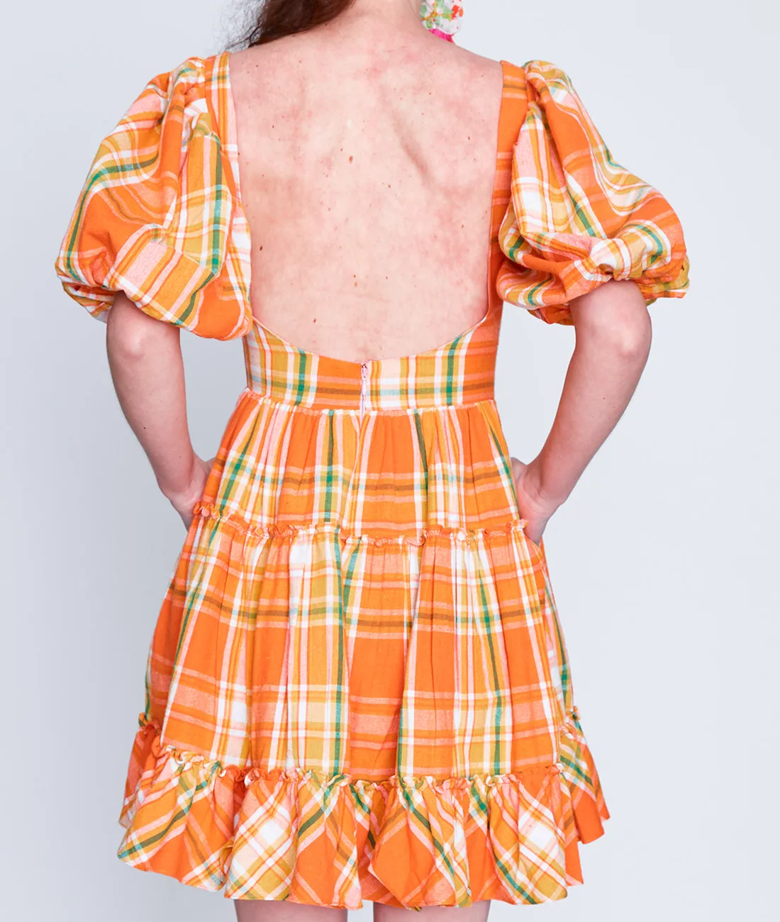 Poppy Plaid Mini Dress