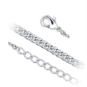 Silver Brass Chain with No Stone for Women Style LOA1177
