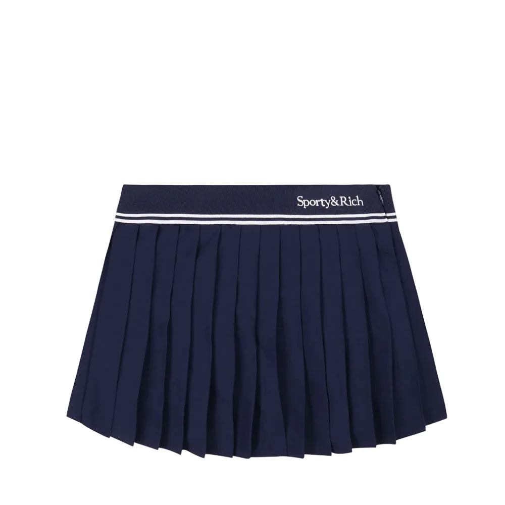 SPORTY & RICH WOMEN'S ABIGAIL PLEATED SKIRT