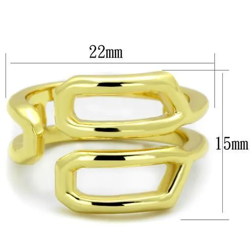 Steel Ring TK1884 for Women Style Plating
