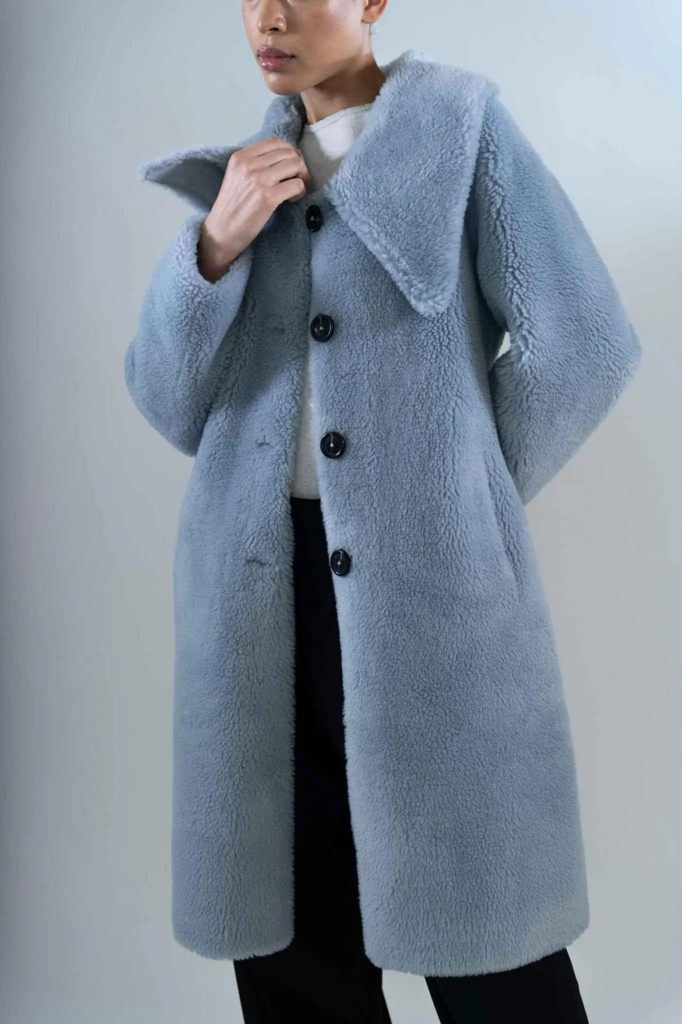 Theodora Coat in Shearling
