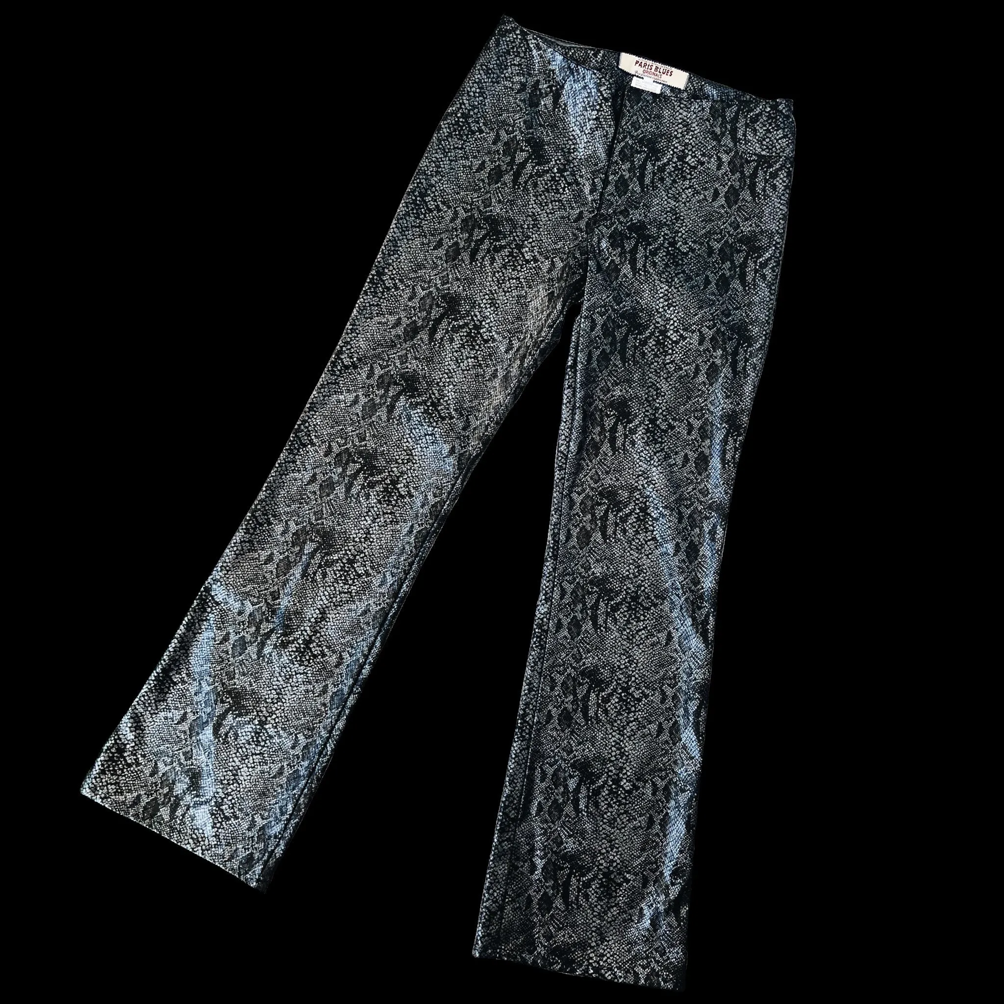 Vintage Faux Snakeskin Pants - Small