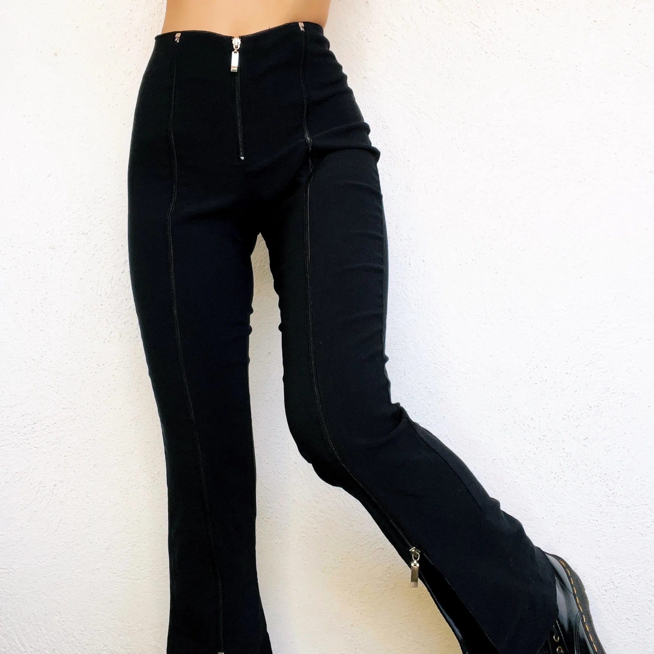 Vintage French Zipper Pants